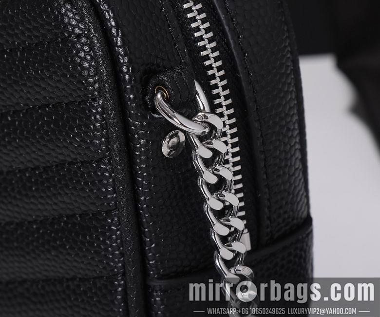 YSL Replica Bags WN1997黑色（金银黑扣） 18X10X5