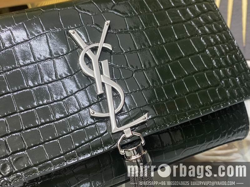 YSL Replica Bags YSL Kate  474366鳄鱼压花纹20x13.5x5.5cm 8D4色