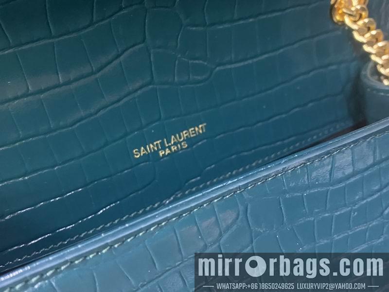 YSL Replica Bags YSL Kate  474366鳄鱼压花纹20x13.5x5.5cm 8D4色