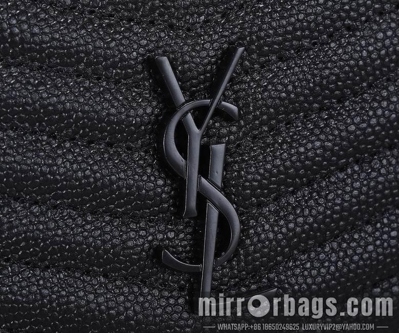 YSL Replica Bags WN1997黑色（金银黑扣） 18X10X5