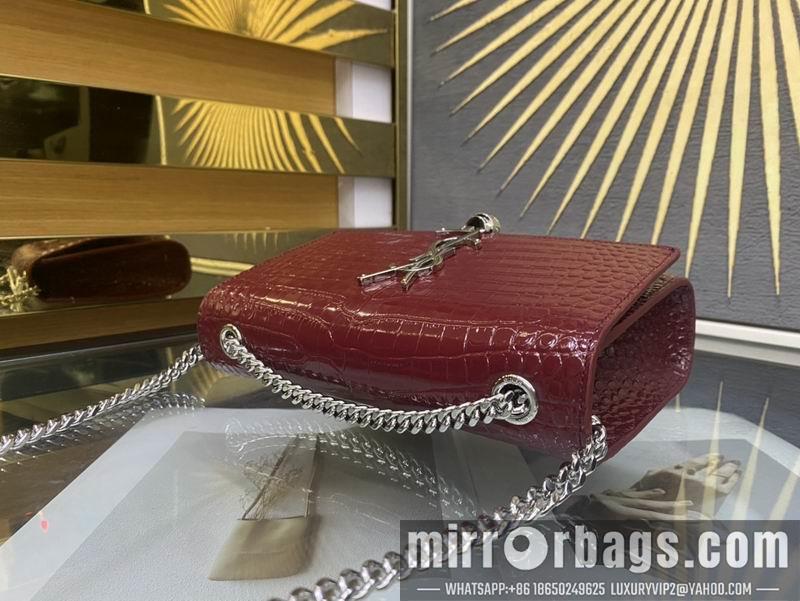 YSL Replica Bags YSL Kate  474366鳄鱼压花纹20x13.5x5.5cm 8D4色