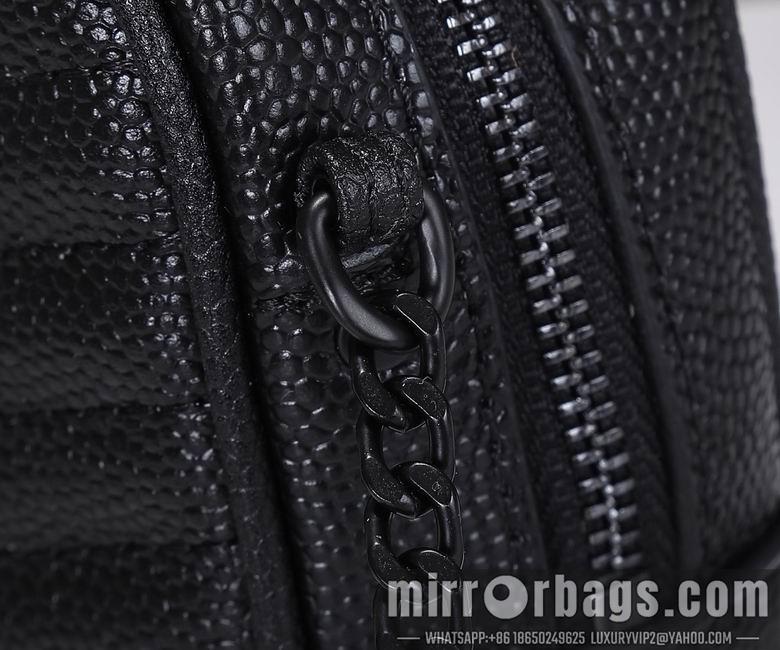 YSL Replica Bags WN1997黑色（金银黑扣） 18X10X5