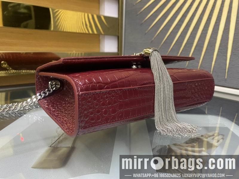 YSL Replica Bags YSL Kate  474366鳄鱼压花纹20x13.5x5.5cm 8D4色