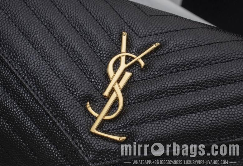YSL Replica Bags WN01740黑色（金银黑扣） 22.5X14X4
