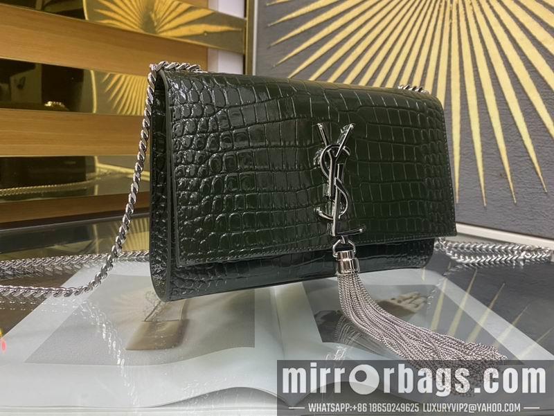 YSL Replica Bags YSL Kate  474366鳄鱼压花纹20x13.5x5.5cm 8D4色