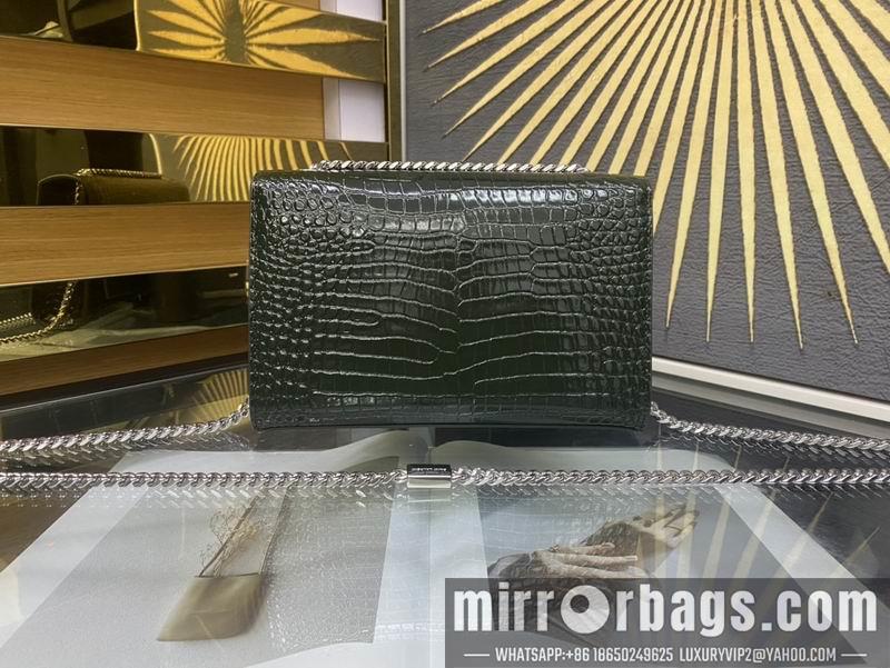 YSL Replica Bags YSL Kate  474366鳄鱼压花纹20x13.5x5.5cm 8D4色