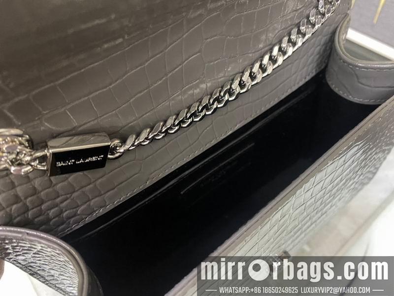 YSL Replica Bags YSL Kate  474366鳄鱼压花纹20x13.5x5.5cm 8D4色