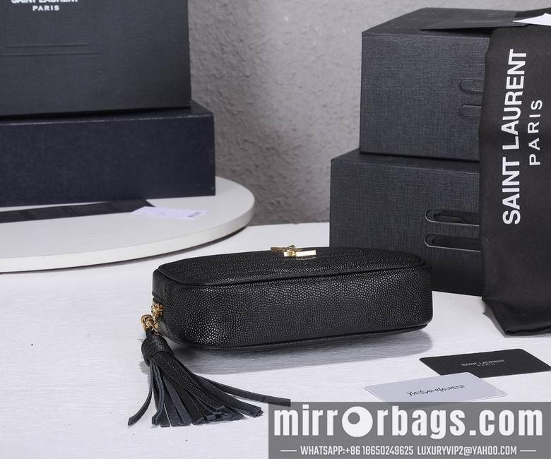 YSL Replica Bags WN1997黑色（金银黑扣） 18X10X5