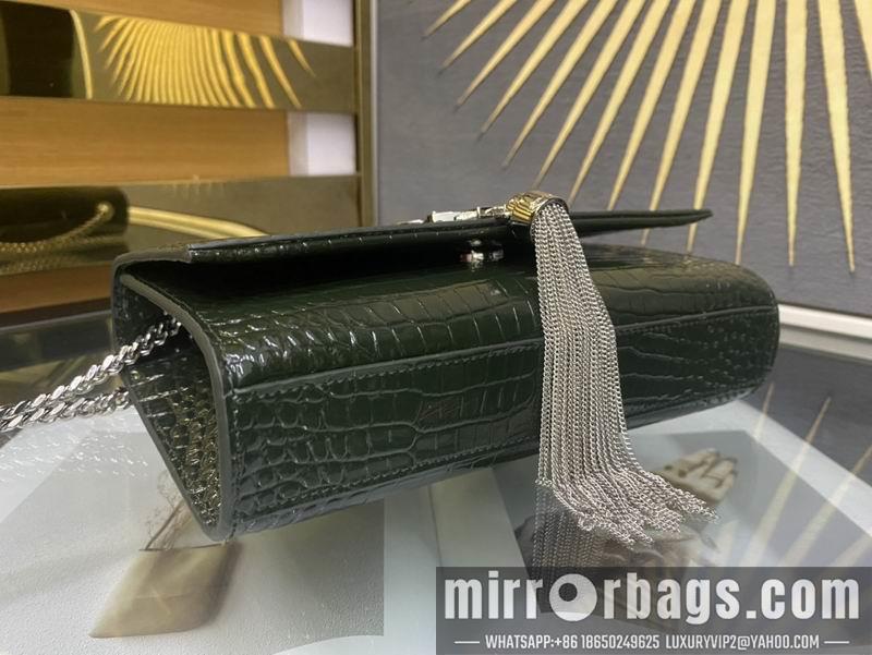 YSL Replica Bags YSL Kate  474366鳄鱼压花纹20x13.5x5.5cm 8D4色