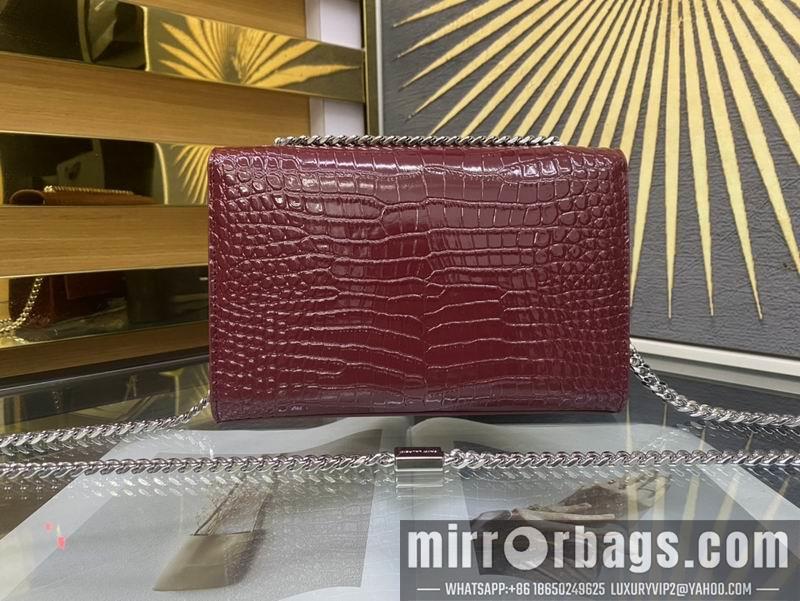 YSL Replica Bags YSL Kate  474366鳄鱼压花纹20x13.5x5.5cm 8D4色