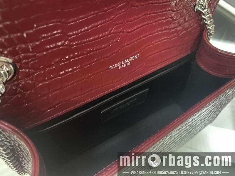 YSL Replica Bags YSL Kate  474366鳄鱼压花纹20x13.5x5.5cm 8D4色