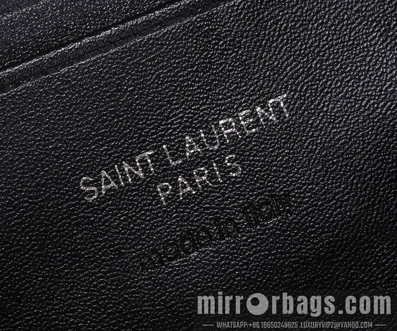 YSL Replica Bags WN1997黑色（金银黑扣） 18X10X5