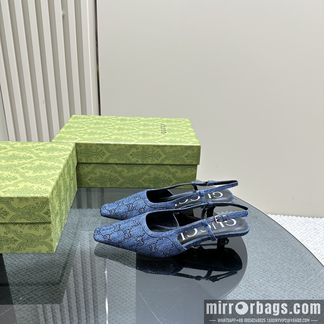 Gucci Replica Shoes sz35-39 4.5cm h0606