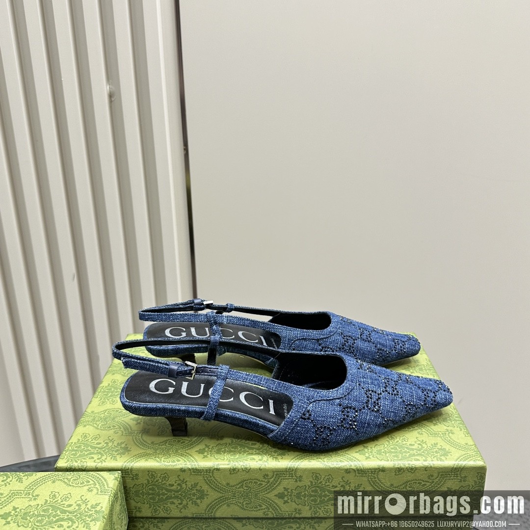 Gucci Replica Shoes sz35-39 4.5cm h0606