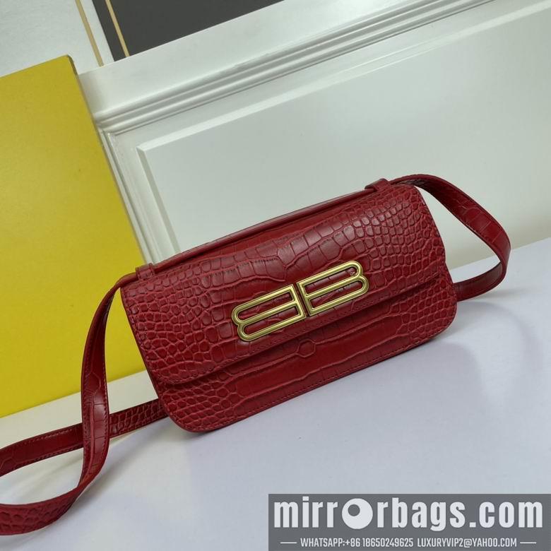 Balenciaga Bags WW69321红 25X12X8