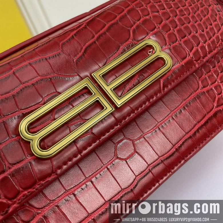 Balenciaga Bags WW69321红 25X12X8