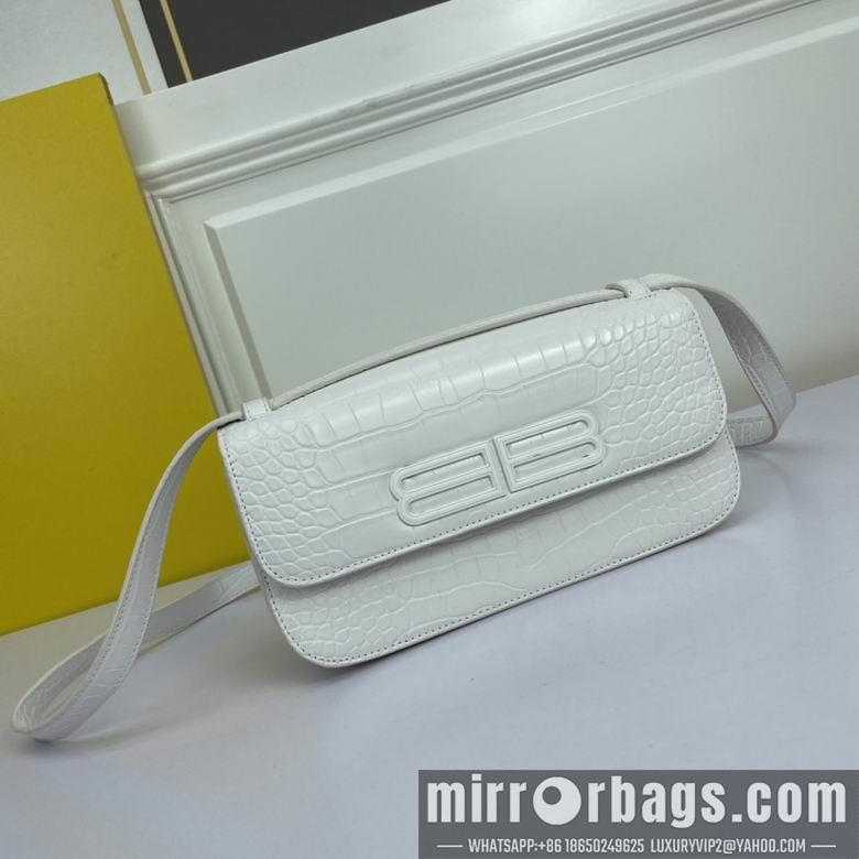 Balenciaga Bags WW69321白 25X12X8