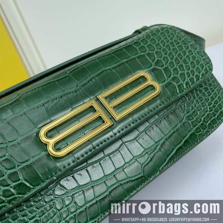 Balenciaga Bags WW69321深绿 25X12X8