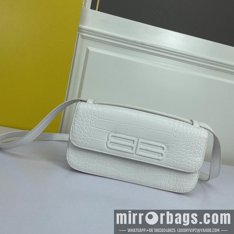 Balenciaga Bags WW69321白 25X12X8