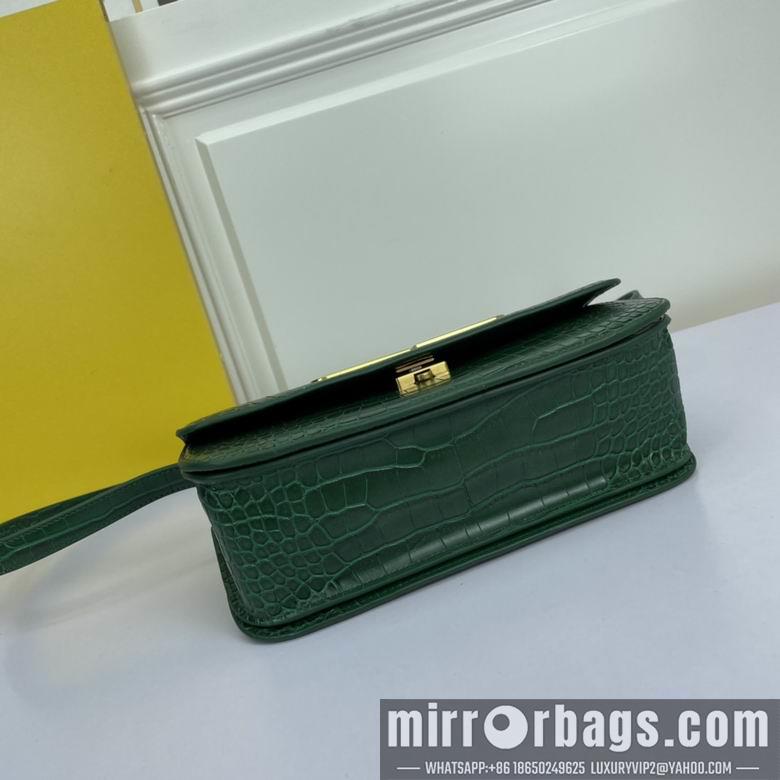 Balenciaga Bags WW69321深绿 25X12X8