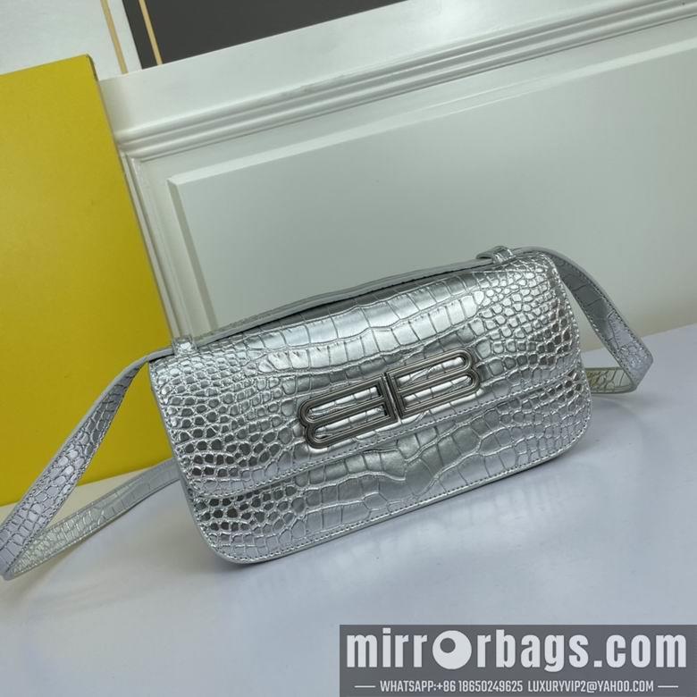 Balenciaga Bags WW69321银 25X12X8