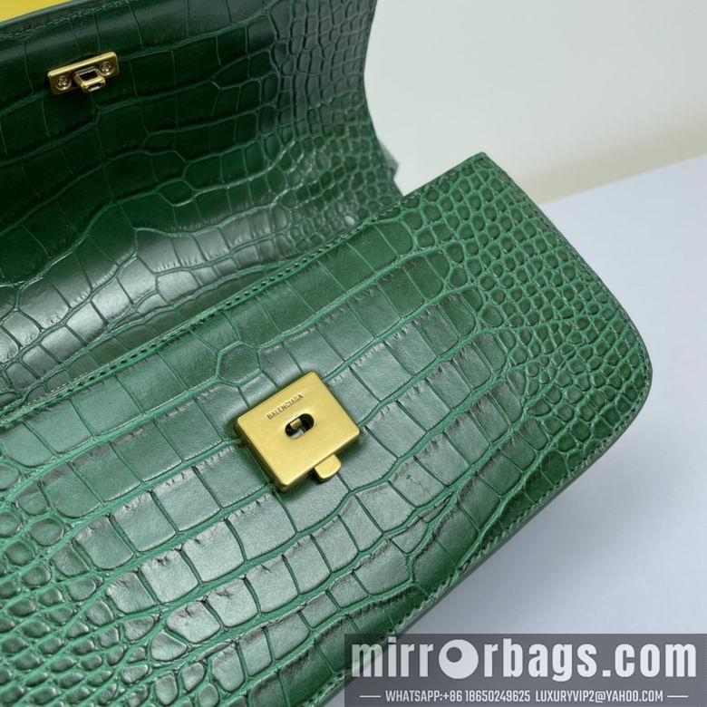 Balenciaga Bags WW69321深绿 25X12X8