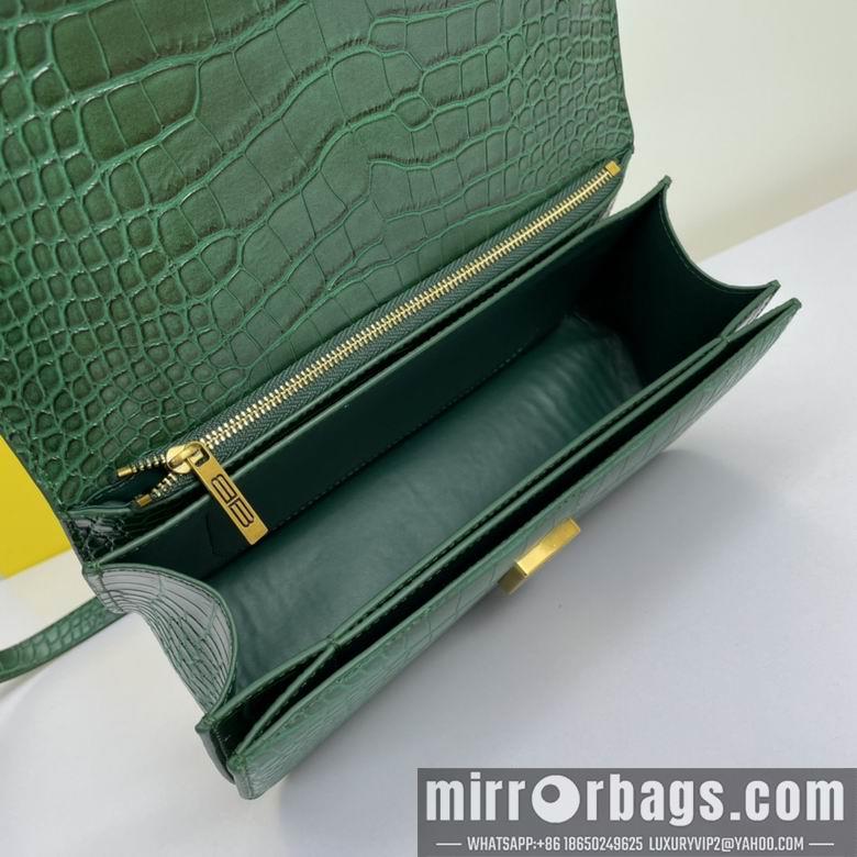 Balenciaga Bags WW69321深绿 25X12X8