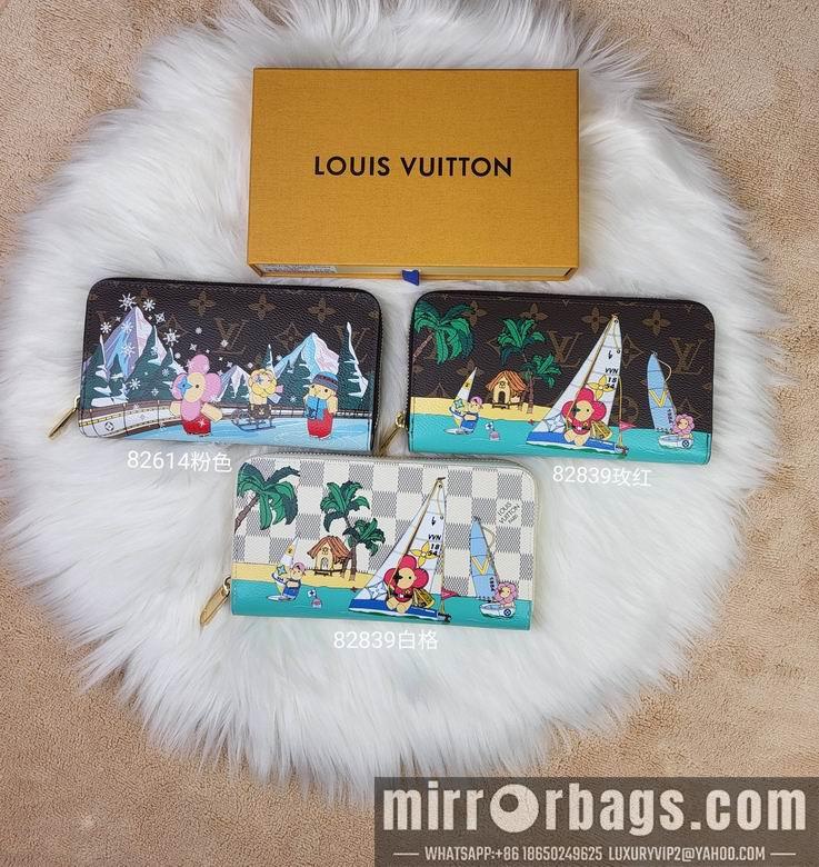 1:1 Louis Vuitton Bags Zippy 82839 19.5x10.5x2.5cm zy