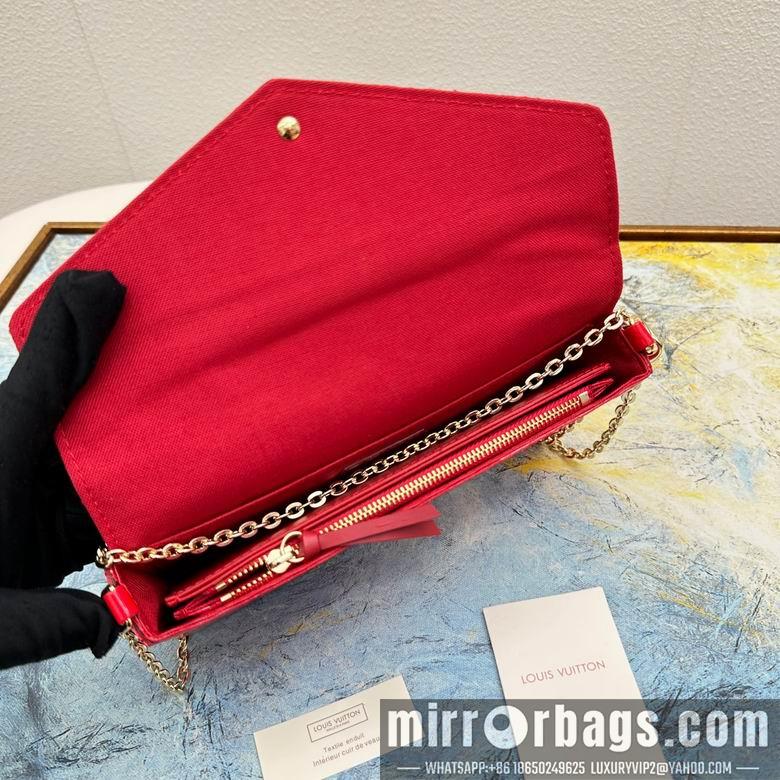 1:1 Louis Vuitton Bags 61276 21X11X2cm YG 4colour