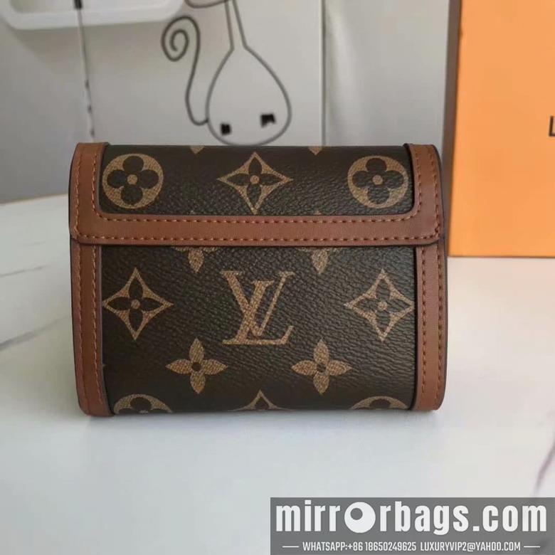 1:1 Louis Vuitton Bags Dauphine M68725 12x9.5x3.5cm ss1