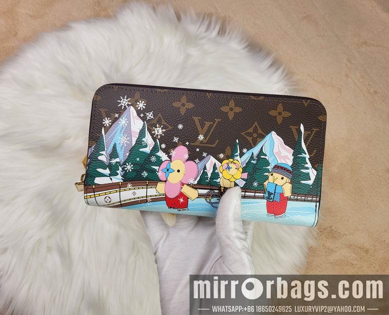 1:1 Louis Vuitton Bags Zippy 82839 19.5x10.5x2.5cm zy