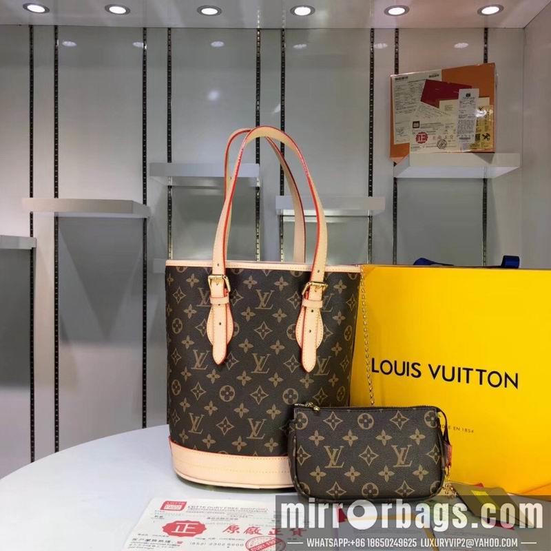 1:1 Louis Vuitton Bags Petit Bucket M42238 ss