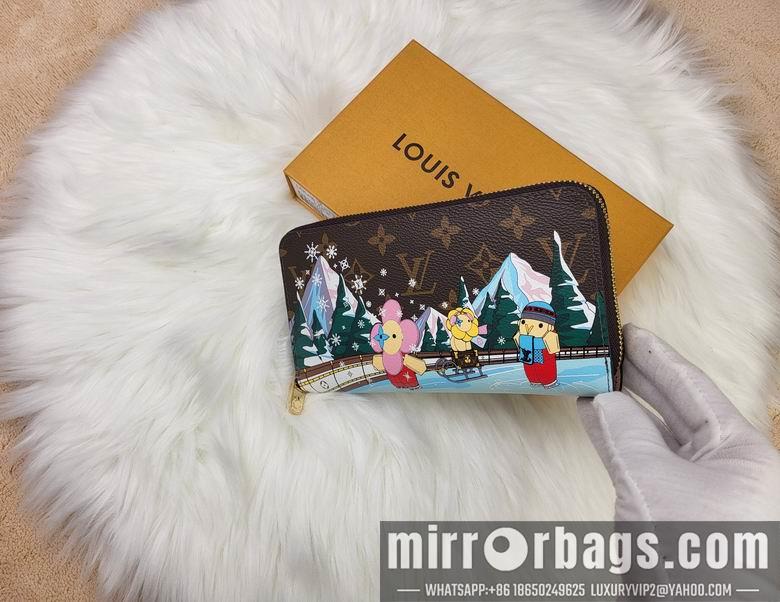 1:1 Louis Vuitton Bags Zippy 82839 19.5x10.5x2.5cm zy