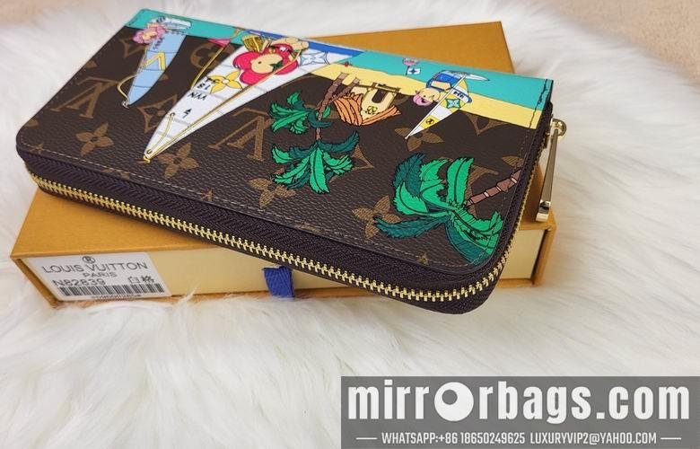 1:1 Louis Vuitton Bags Zippy 82839 19.5x10.5x2.5cm zy