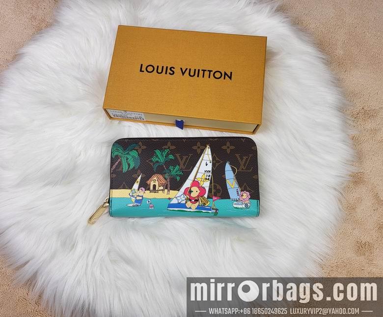 1:1 Louis Vuitton Bags Zippy 82839 19.5x10.5x2.5cm zy