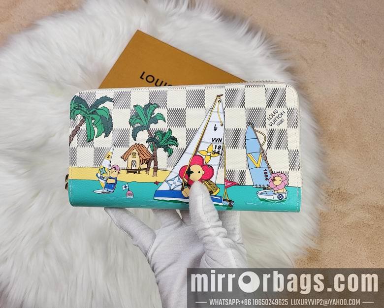 1:1 Louis Vuitton Bags Zippy 82839 19.5x10.5x2.5cm zy