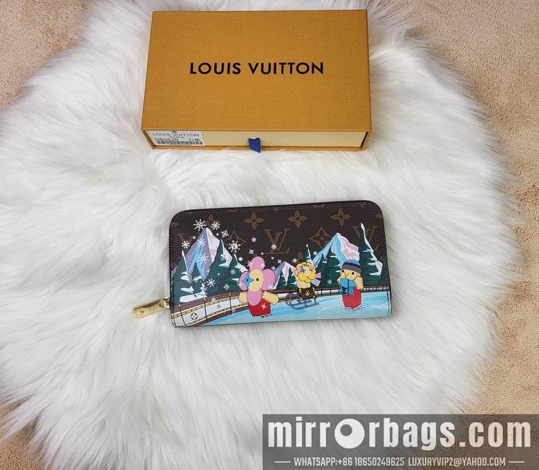 1:1 Louis Vuitton Bags Zippy 82839 19.5x10.5x2.5cm zy