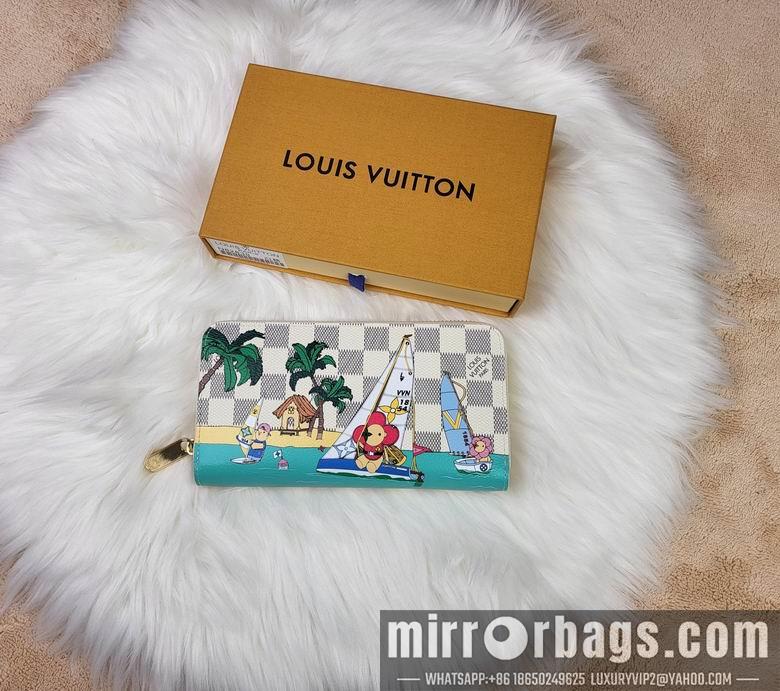 1:1 Louis Vuitton Bags Zippy 82839 19.5x10.5x2.5cm zy