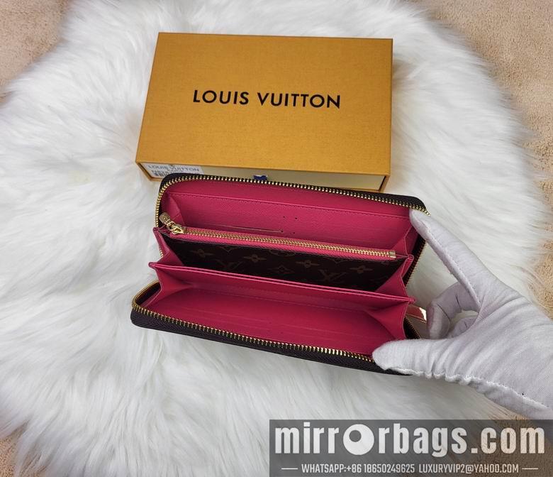 1:1 Louis Vuitton Bags Zippy 82839 19.5x10.5x2.5cm zy