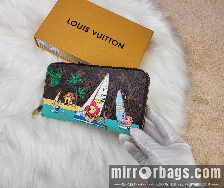 1:1 Louis Vuitton Bags Zippy 82839 19.5x10.5x2.5cm zy