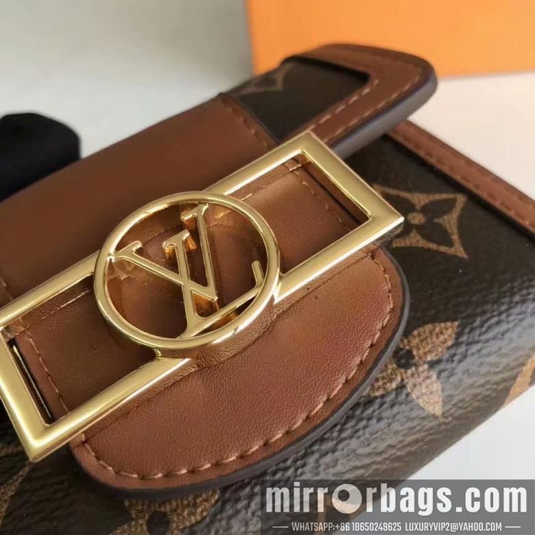 1:1 Louis Vuitton Bags Dauphine M68725 12x9.5x3.5cm ss1
