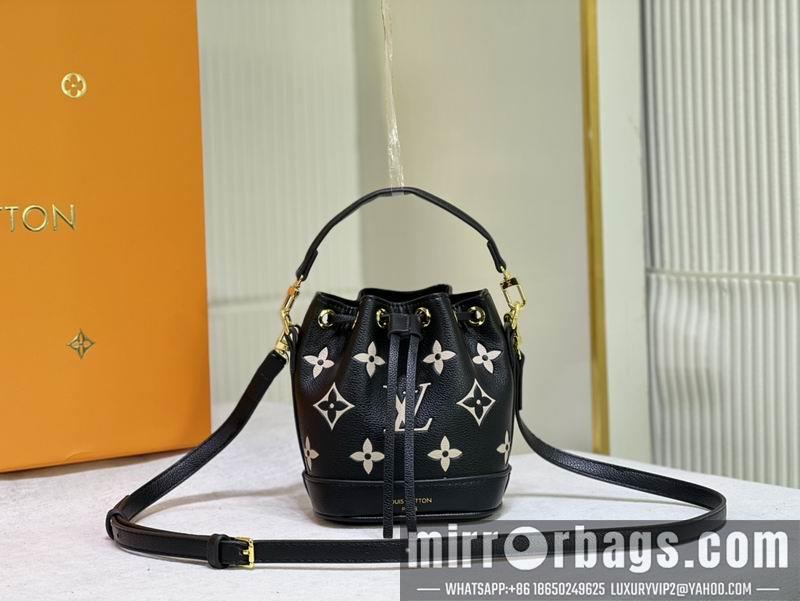 1:1 Louis Vuitton Bags Nano Noe M81266灰 黑13x16x10cm ss