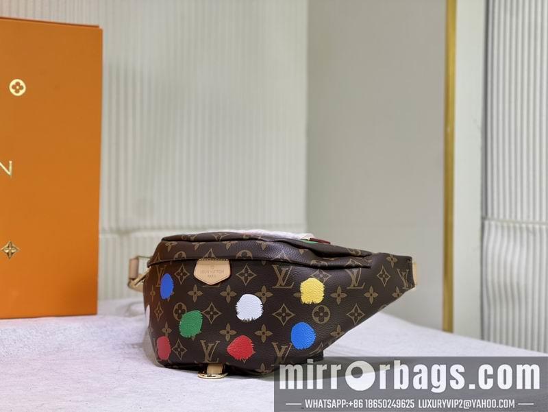 1:1 Louis Vuitton Bags Bumbag M43644老花彩37x14x13cm ss