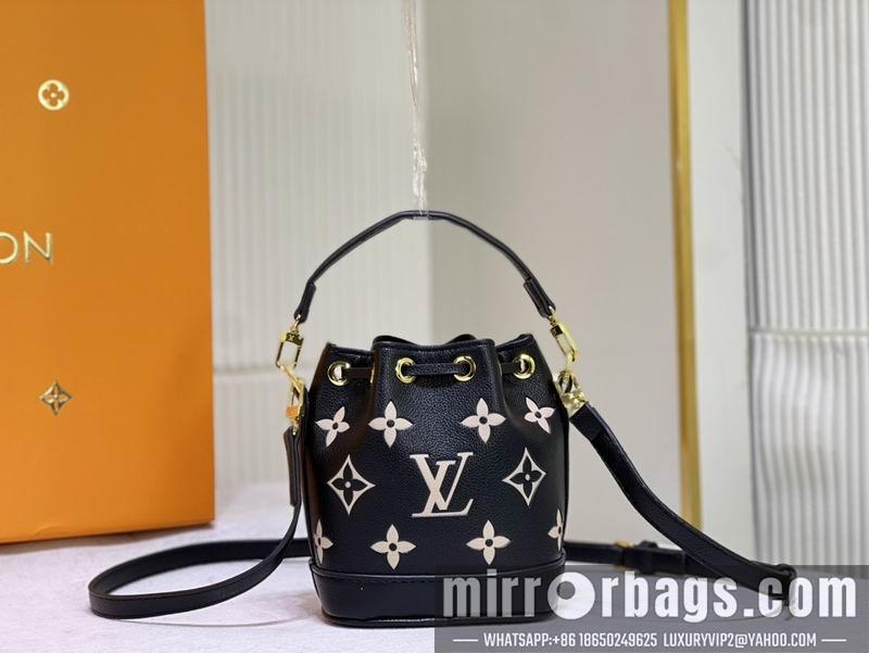 1:1 Louis Vuitton Bags Nano Noe M81266灰 黑13x16x10cm ss