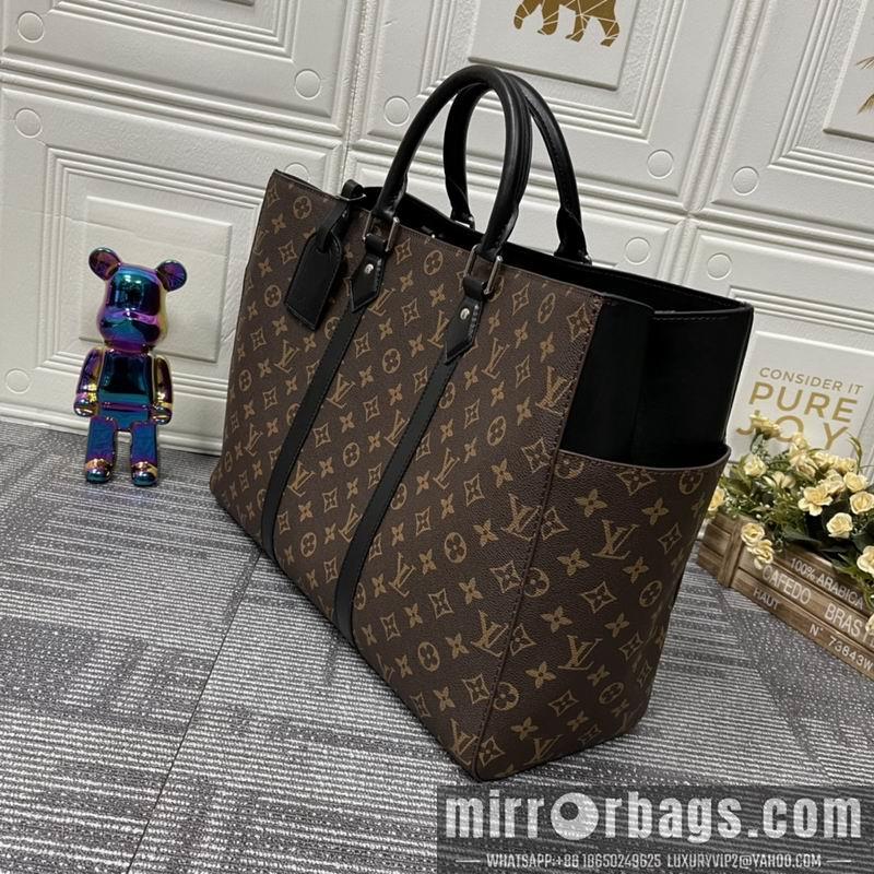 1:1 Louis Vuitton Bags Sac Plat M46451黑花 老花44x33x18cm ss