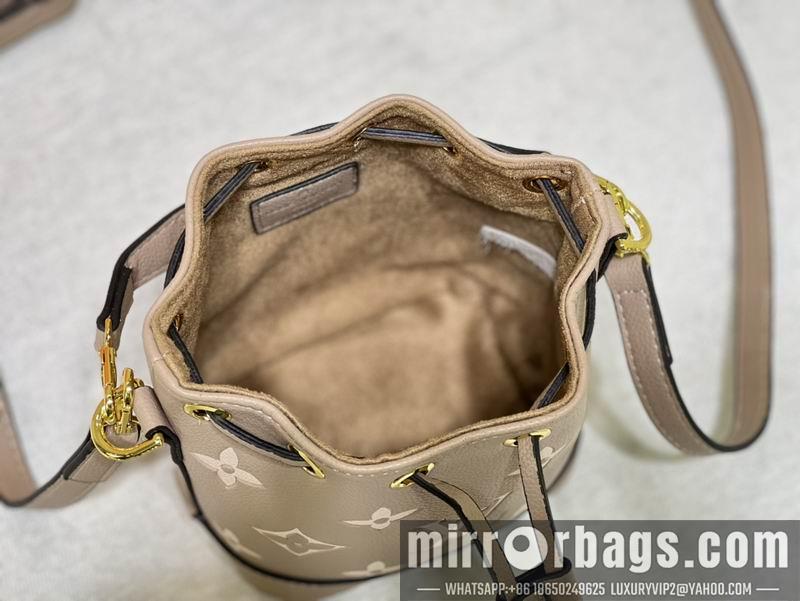 1:1 Louis Vuitton Bags Nano Noe M81266灰 黑13x16x10cm ss