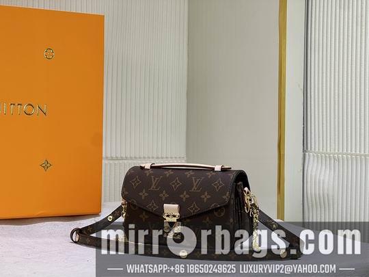 1:1 Louis Vuitton Bags M46279老花 黄花21.5x6x13.5cm cs