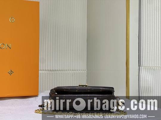 1:1 Louis Vuitton Bags M46279老花 黄花21.5x6x13.5cm cs