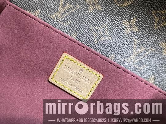 1:1 Louis Vuitton Bags M46279老花 黄花21.5x6x13.5cm cs