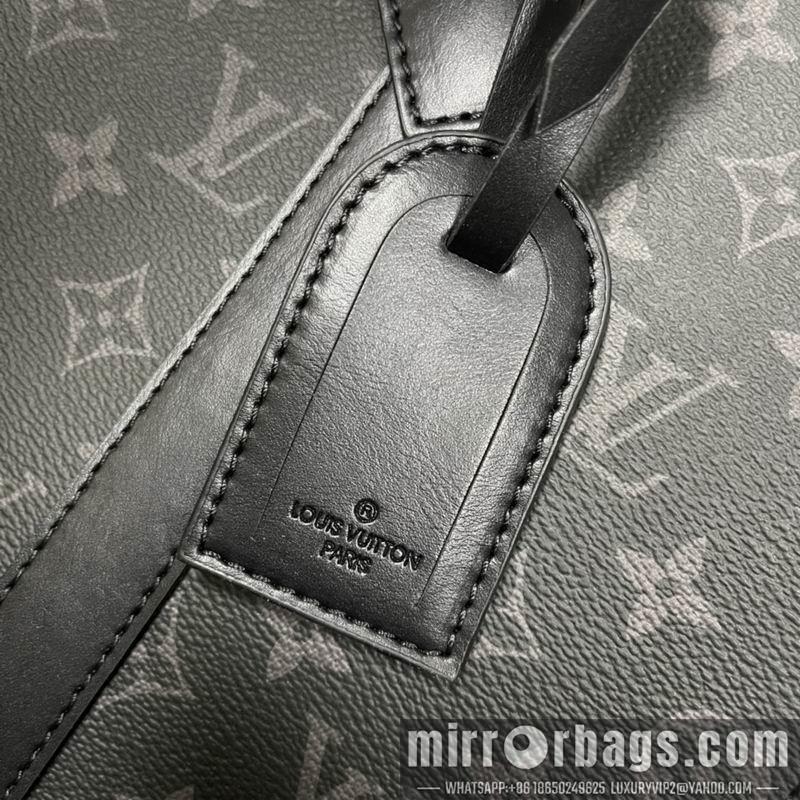 1:1 Louis Vuitton Bags Sac Plat M46452黑花 老花 压花36.5x38x9cm ss
